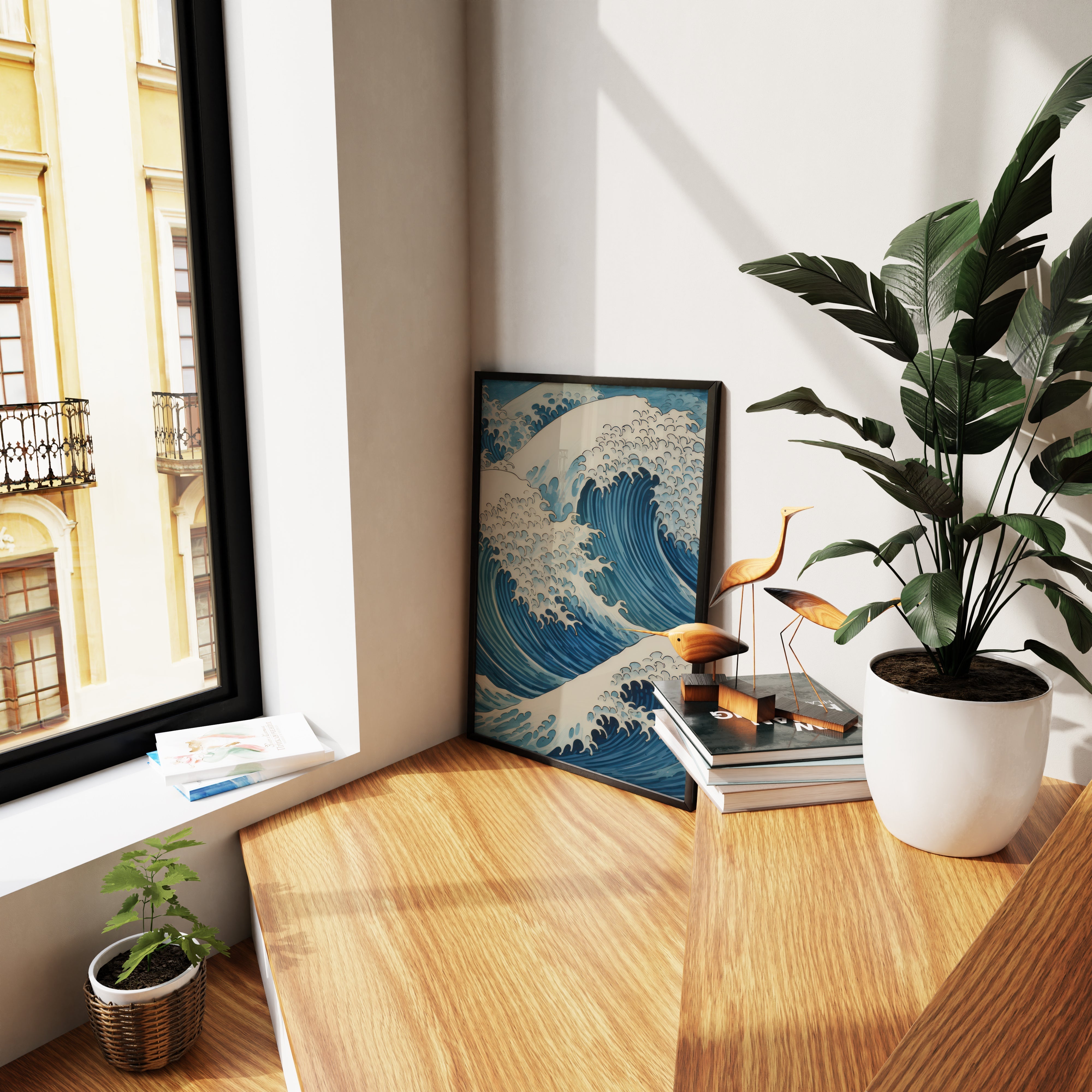 Kanagawa Açıklarındaki Büyük Dalga-poster-Poster Depo