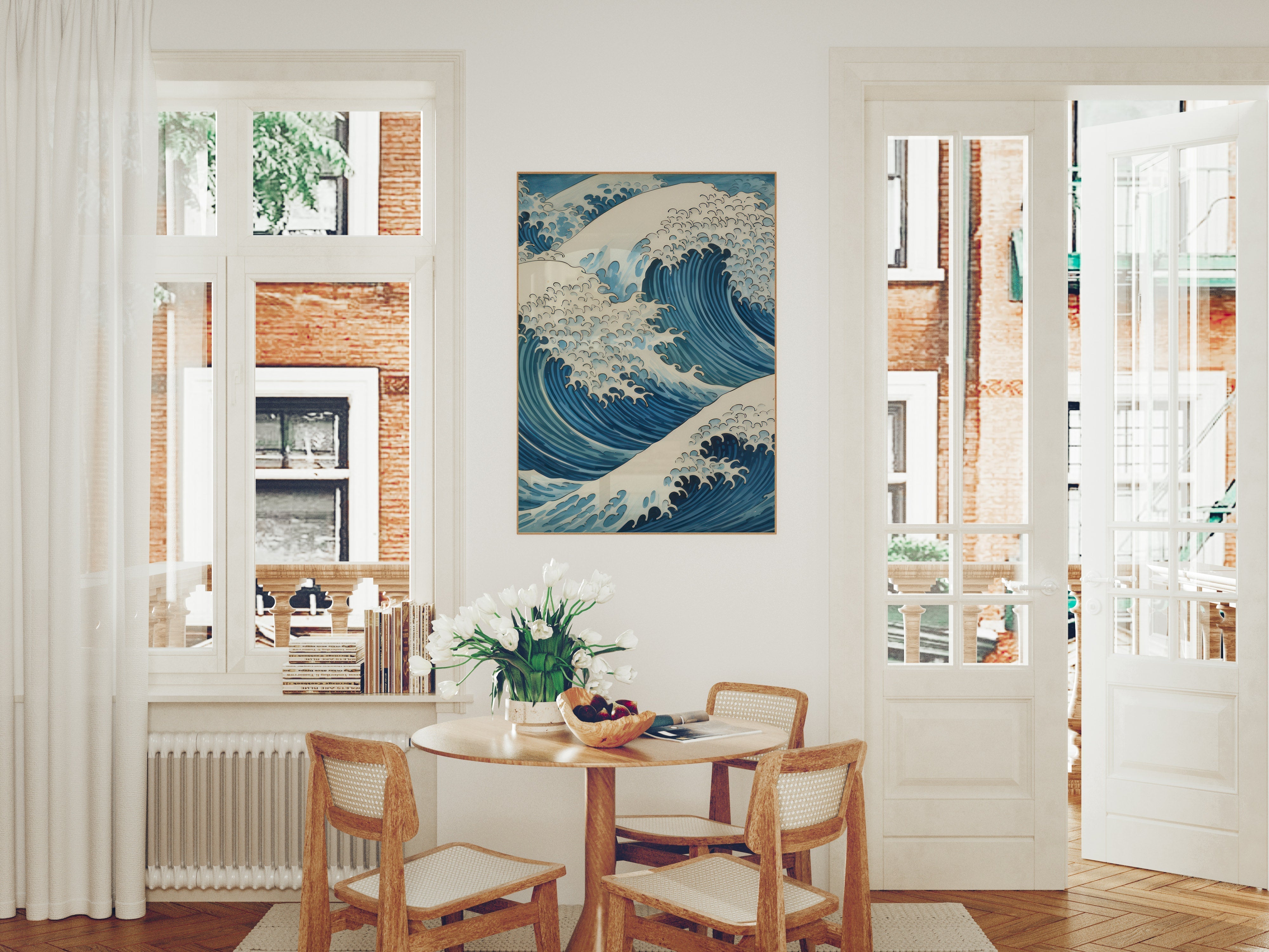 Kanagawa Açıklarındaki Büyük Dalga-poster-Poster Depo