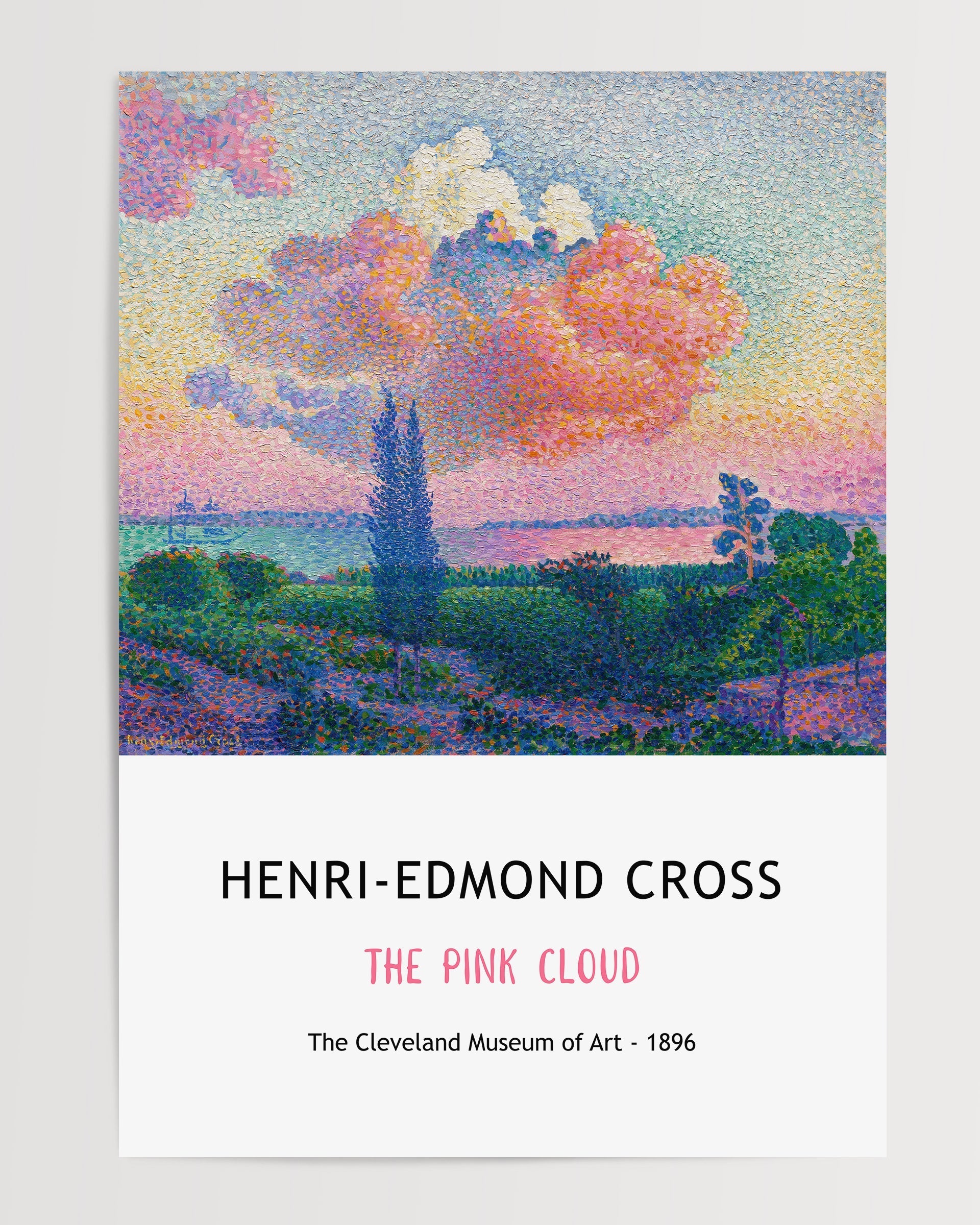 Pembe Bulut (1896)-poster-Poster Depo