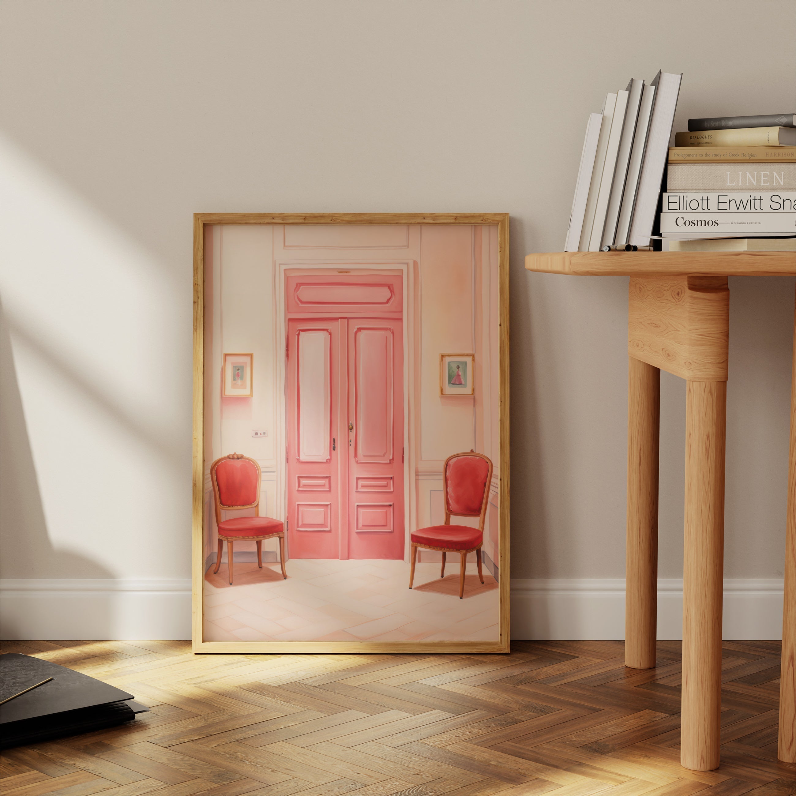 Kırmızı Sandalye-poster-Poster Depo