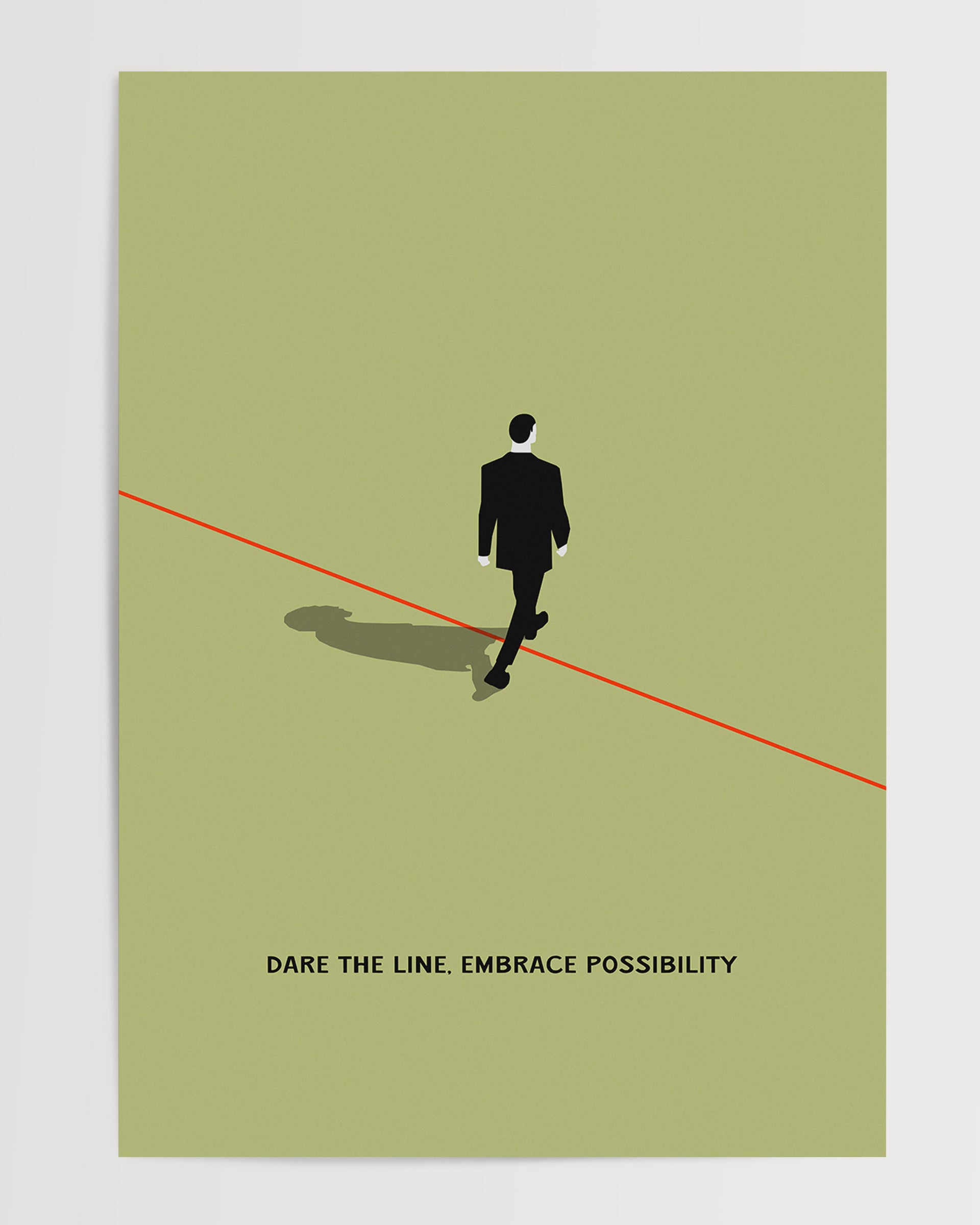 Kırmızı çizgi-poster-Poster Depo