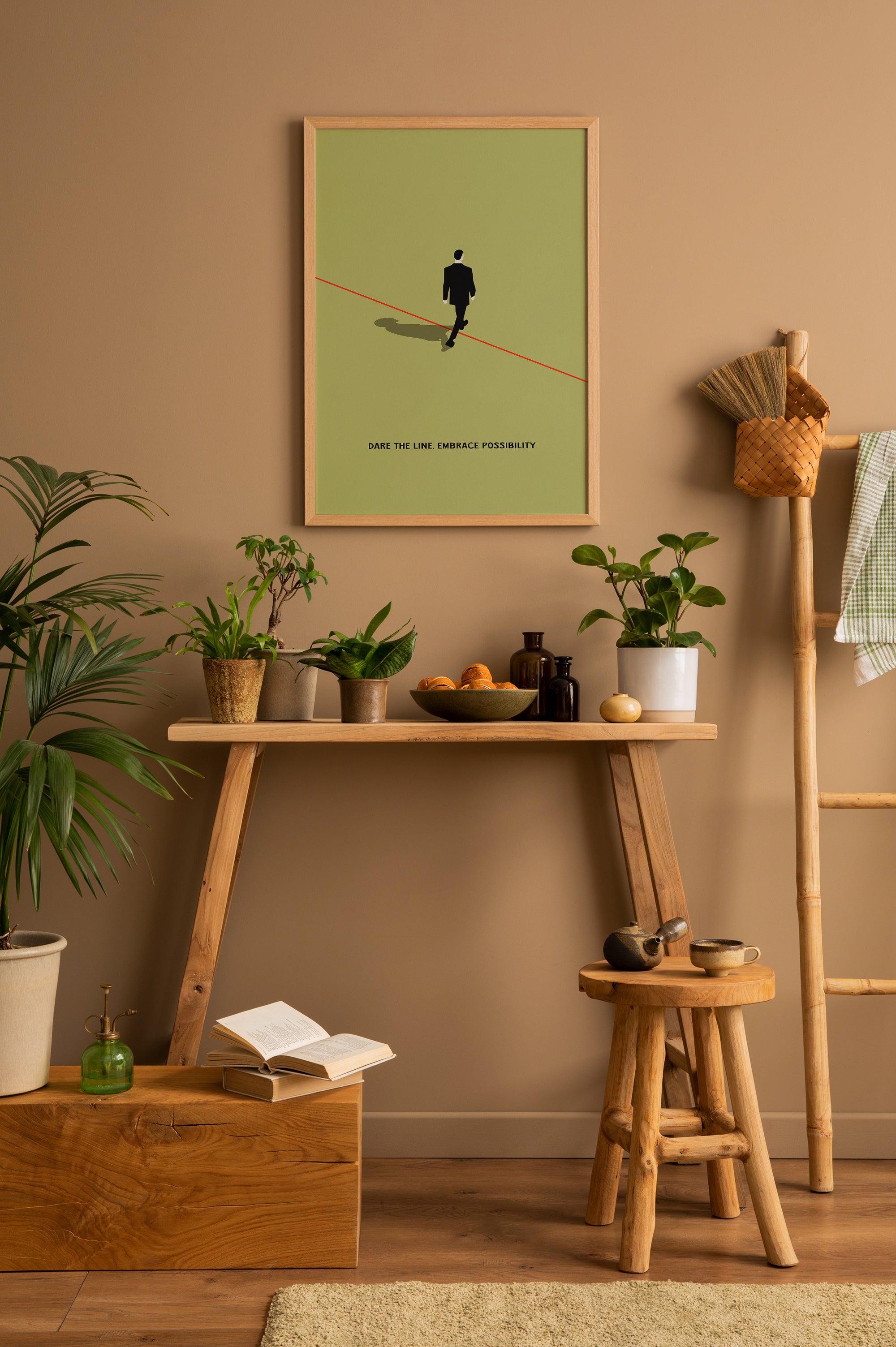 Kırmızı çizgi-poster-Poster Depo