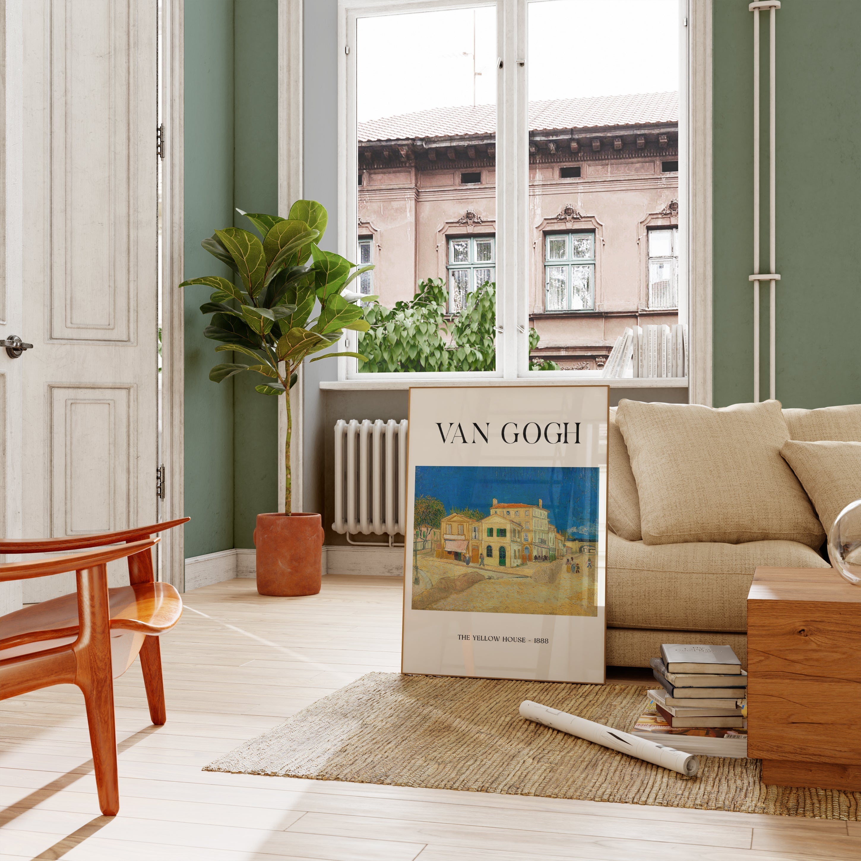 Sarı Ev (1888)-poster-Poster Depo