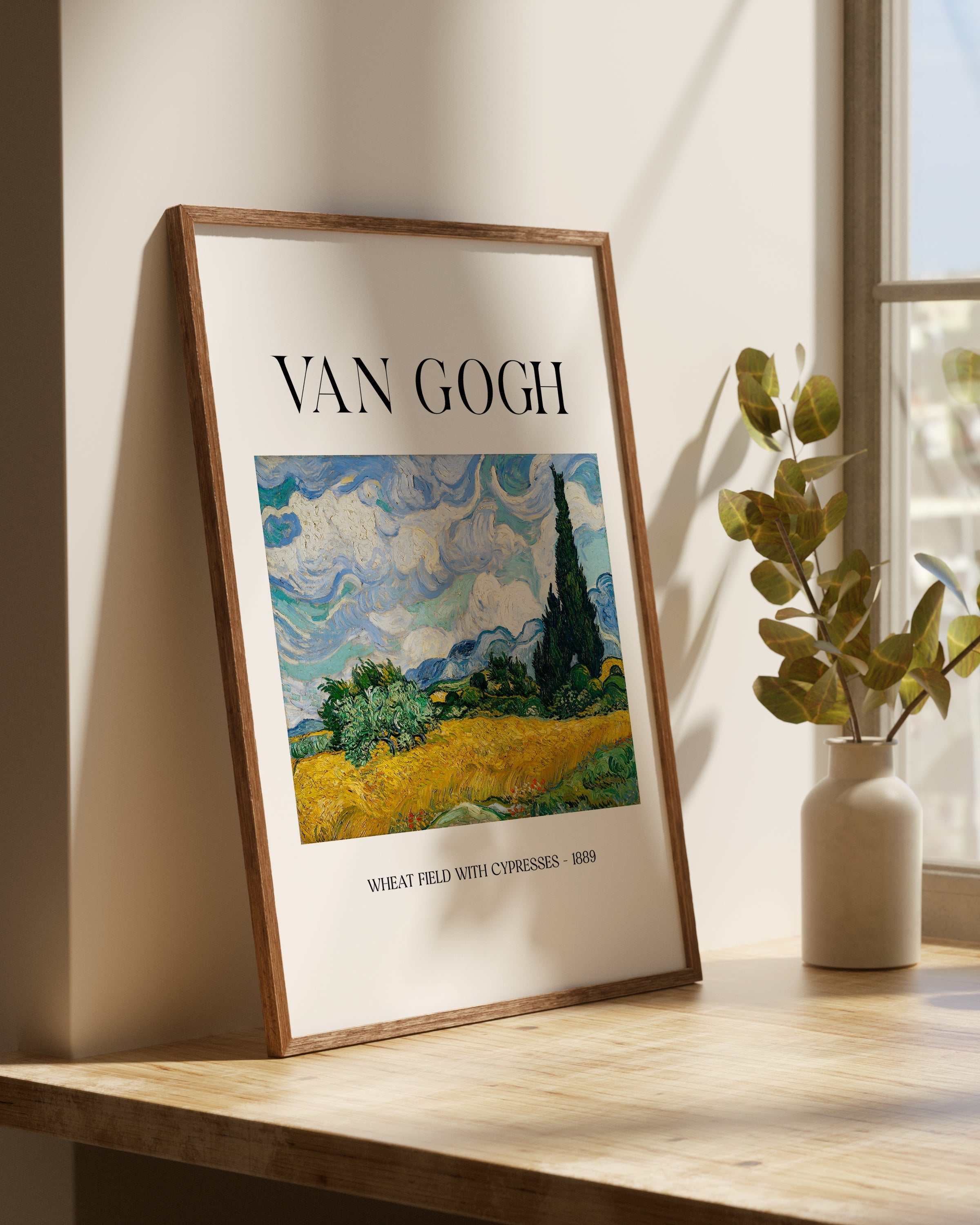 Selvili Buğday Tarlası (1889)-poster-Poster Depo