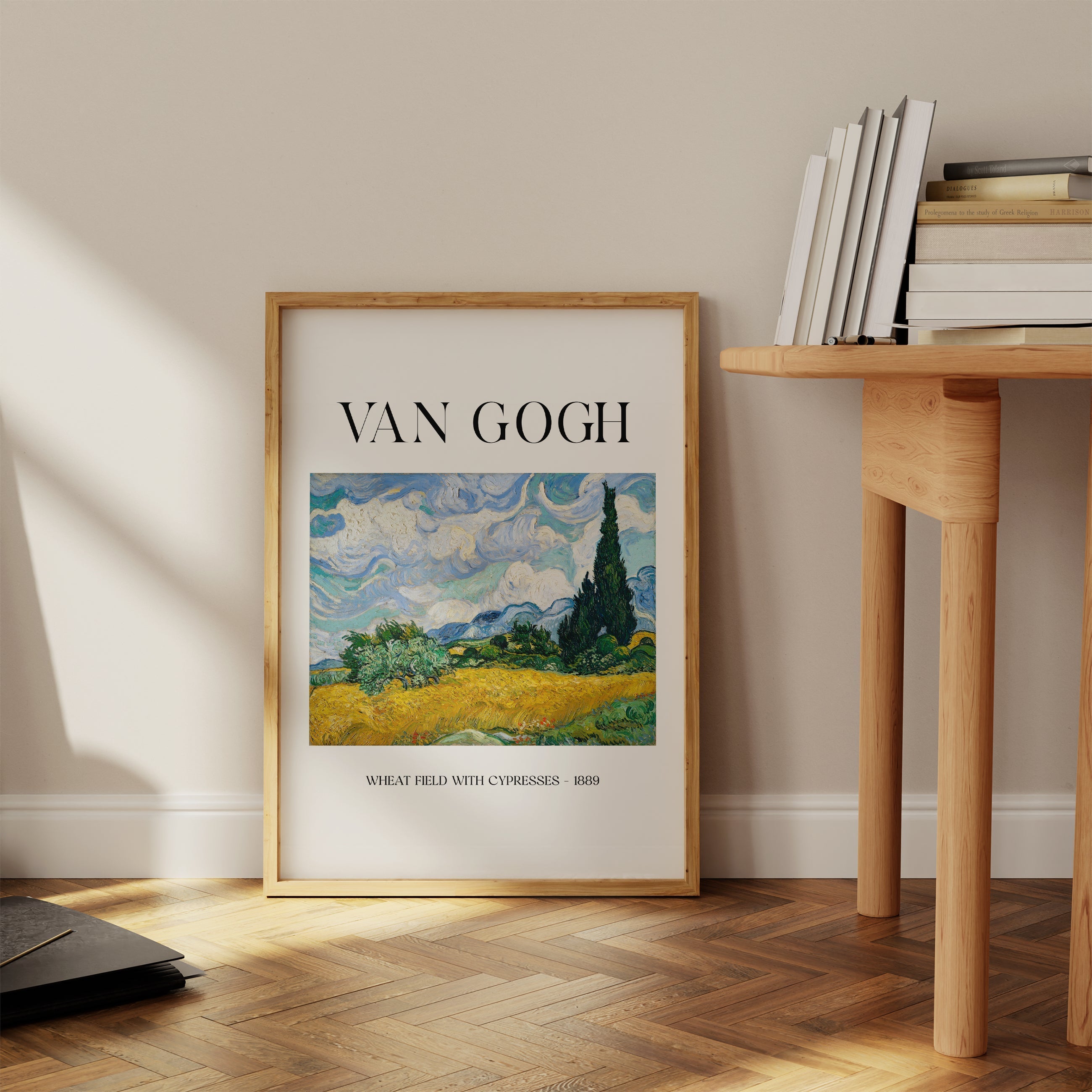 Selvili Buğday Tarlası (1889)-poster-Poster Depo