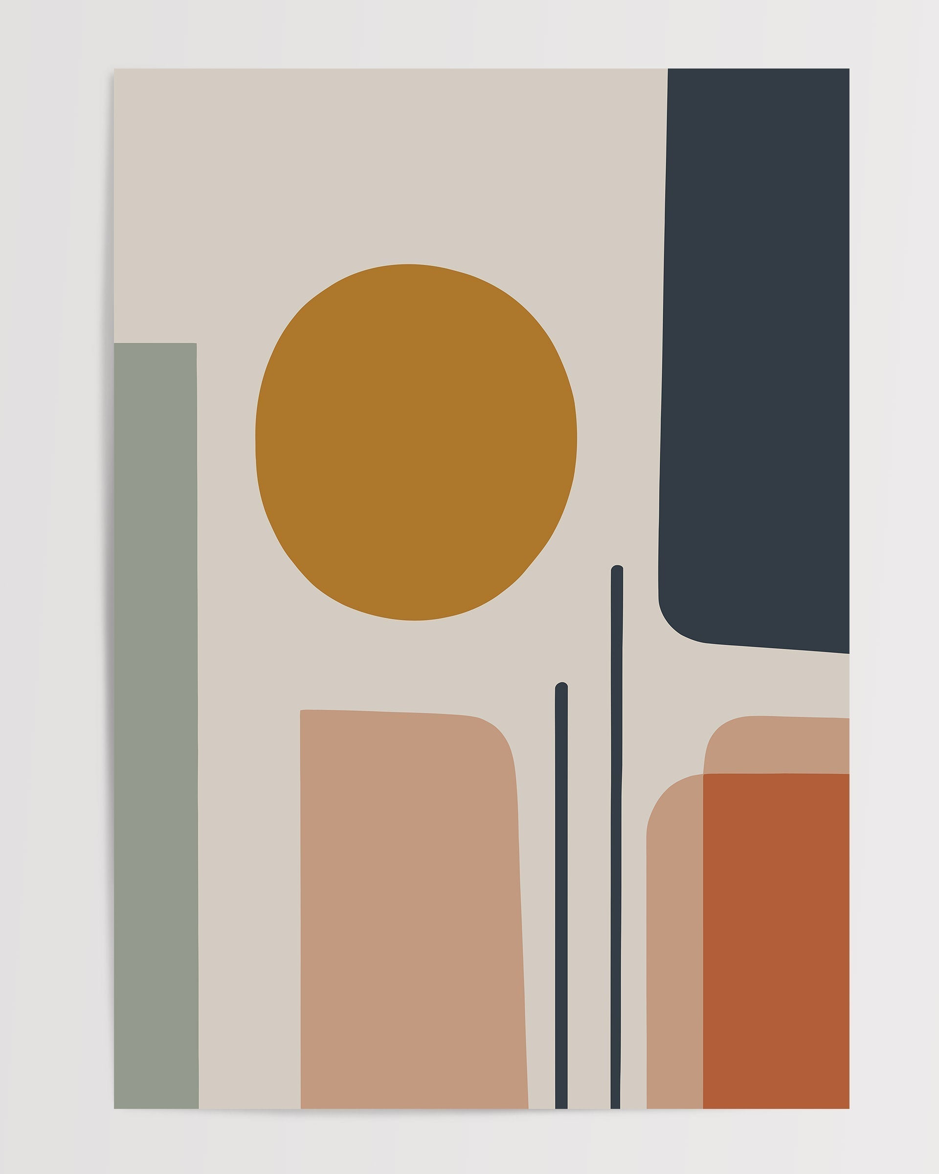 Soyut Sonbahar N3-poster-Poster Depo