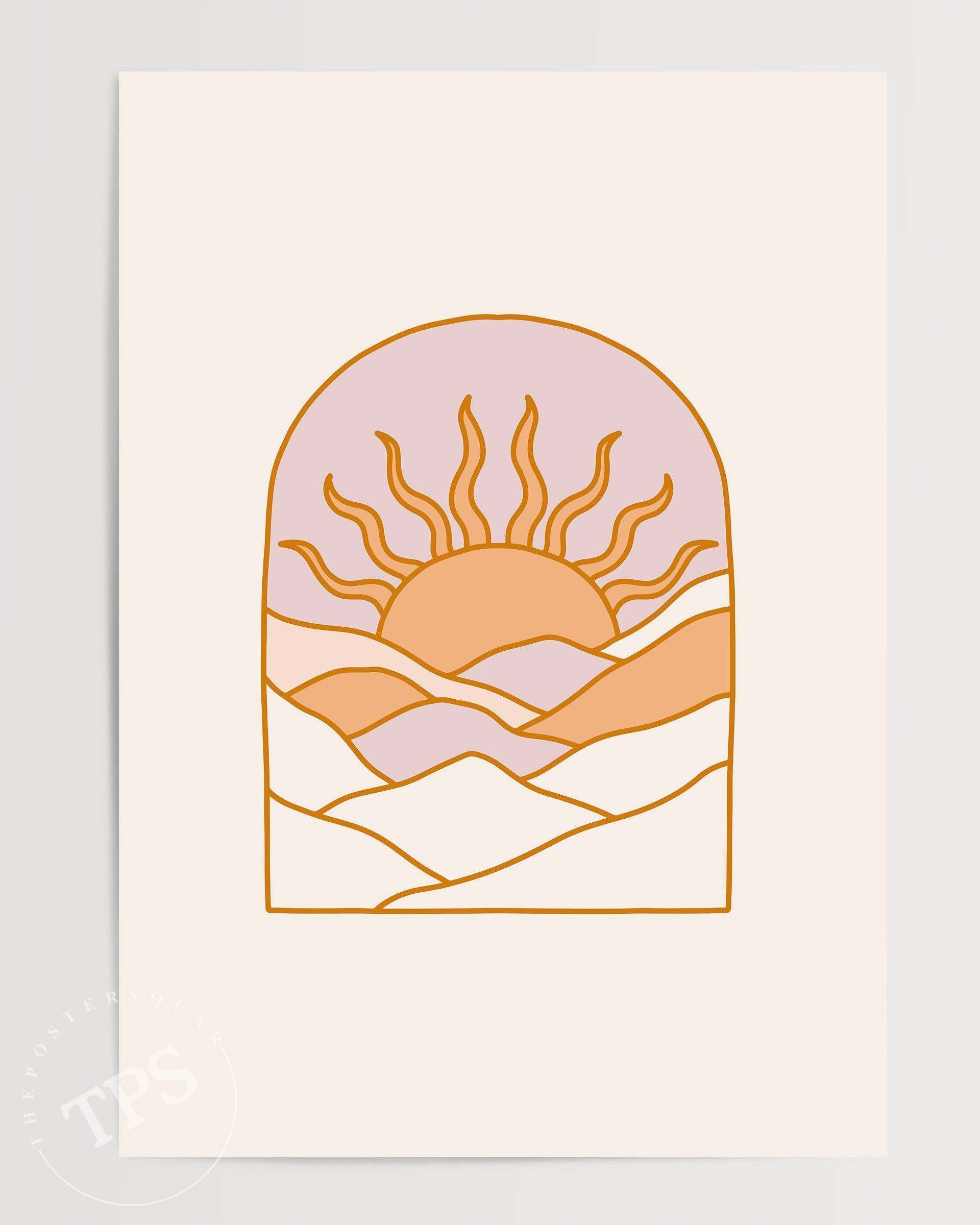 Soyut Manzara N11-poster-Poster Depo