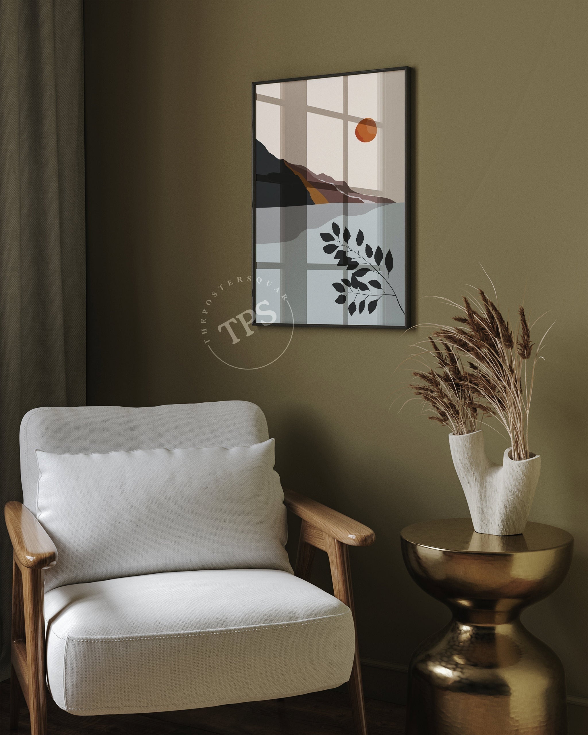 Soyut Manzara N15-poster-Poster Depo