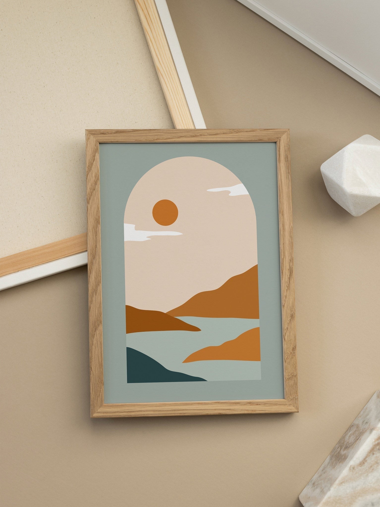 Soyut Manzara N4-poster-Poster Depo