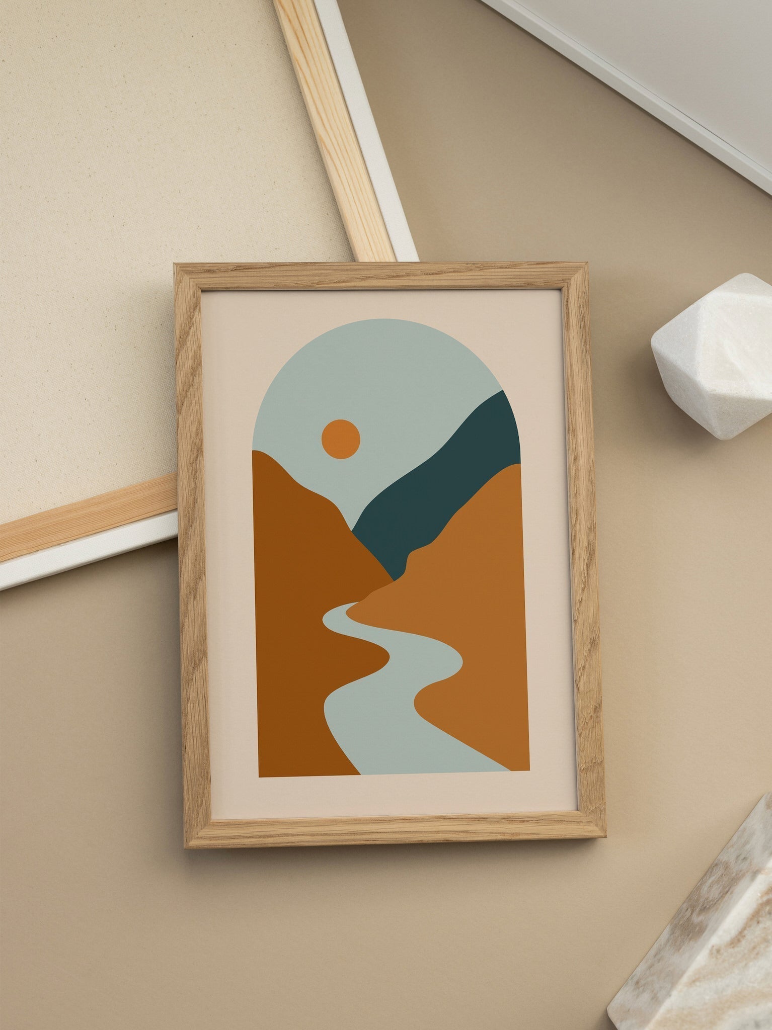 Soyut Manzara N5-poster-Poster Depo