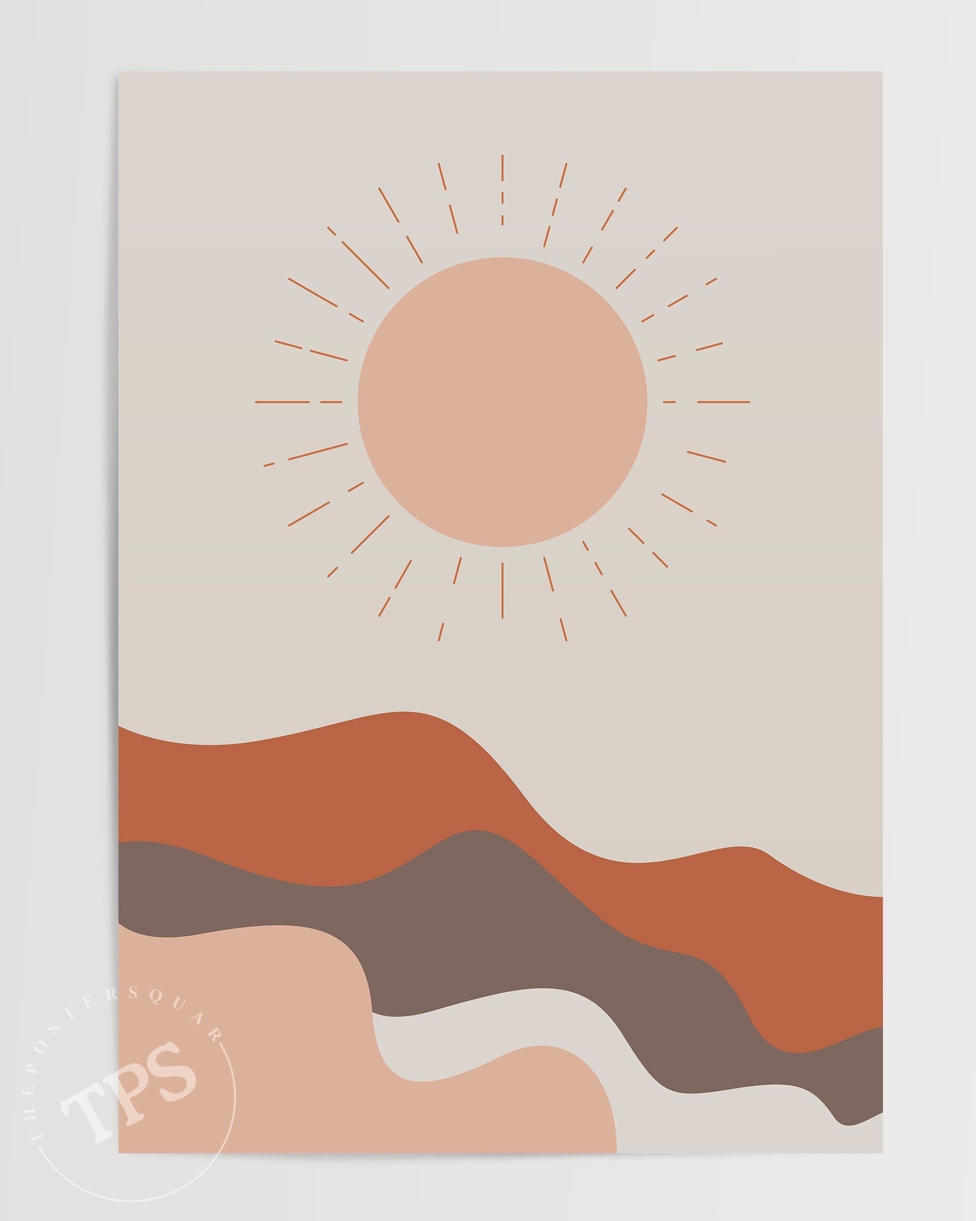 Soyut Manzara N7-poster-Poster Depo