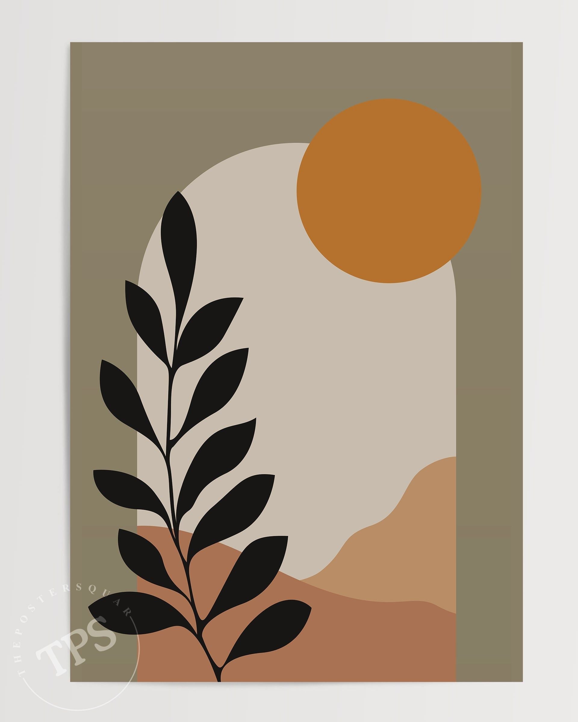 Soyut Manzara N8-poster-Poster Depo