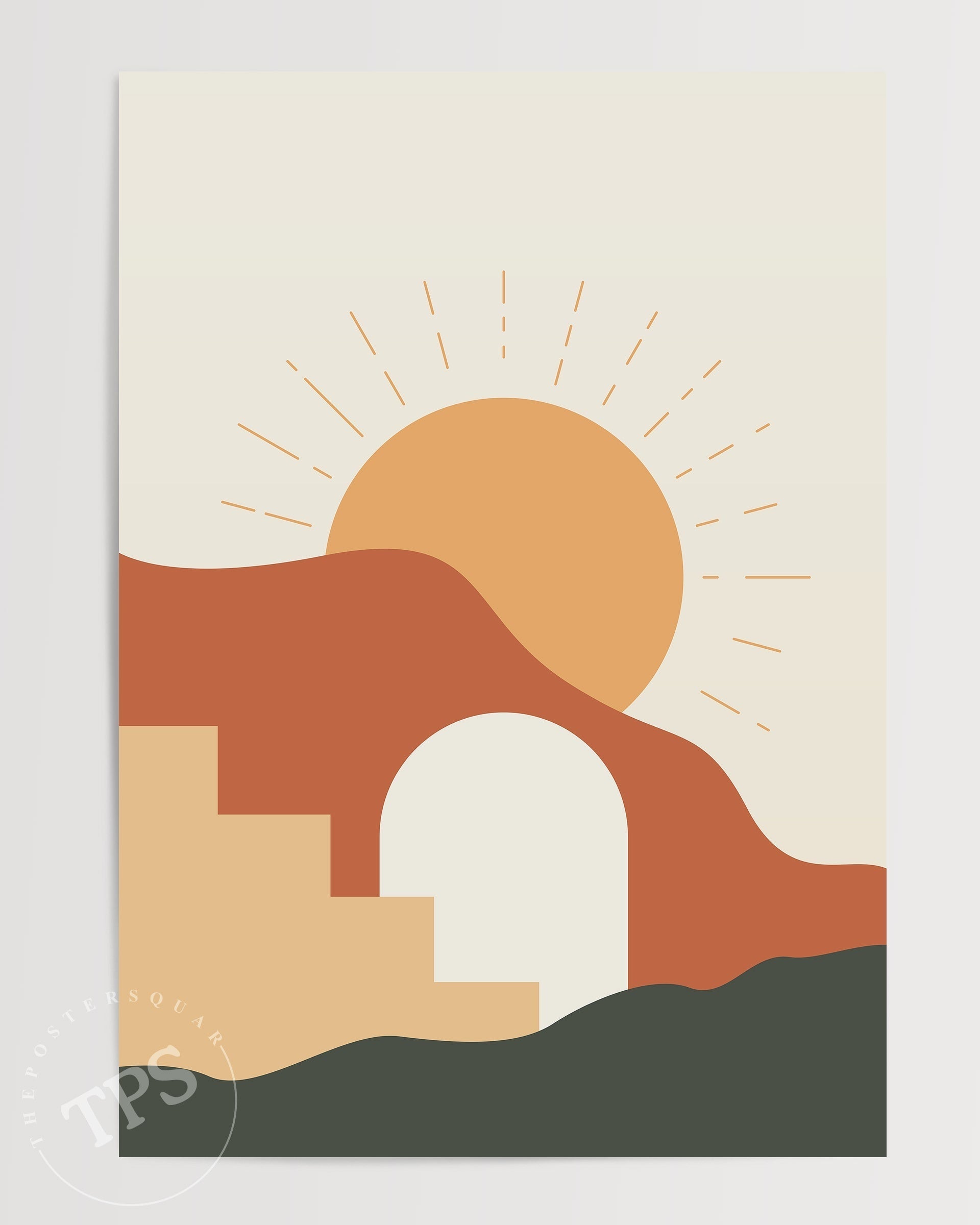 Soyut Manzara N9-poster-Poster Depo