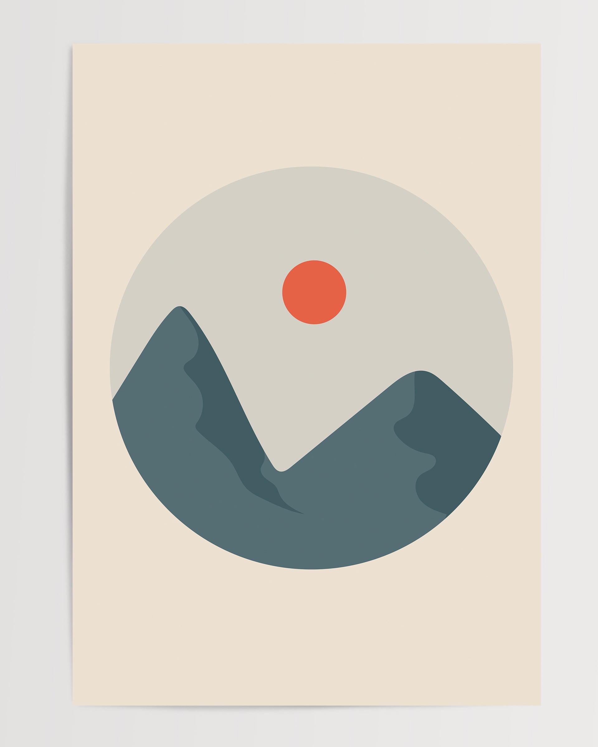 Soyut Manzara-poster-Poster Depo