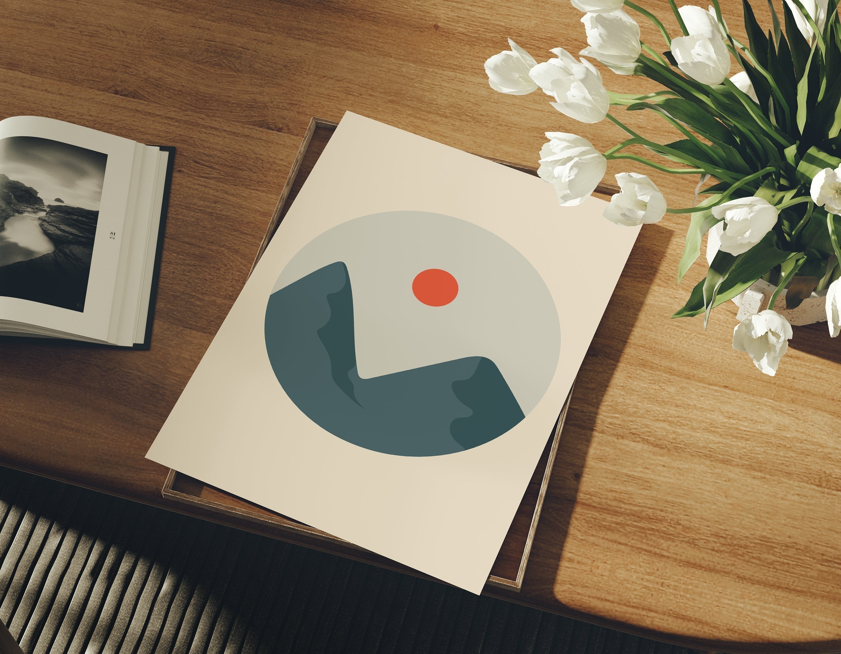 Soyut Manzara-poster-Poster Depo