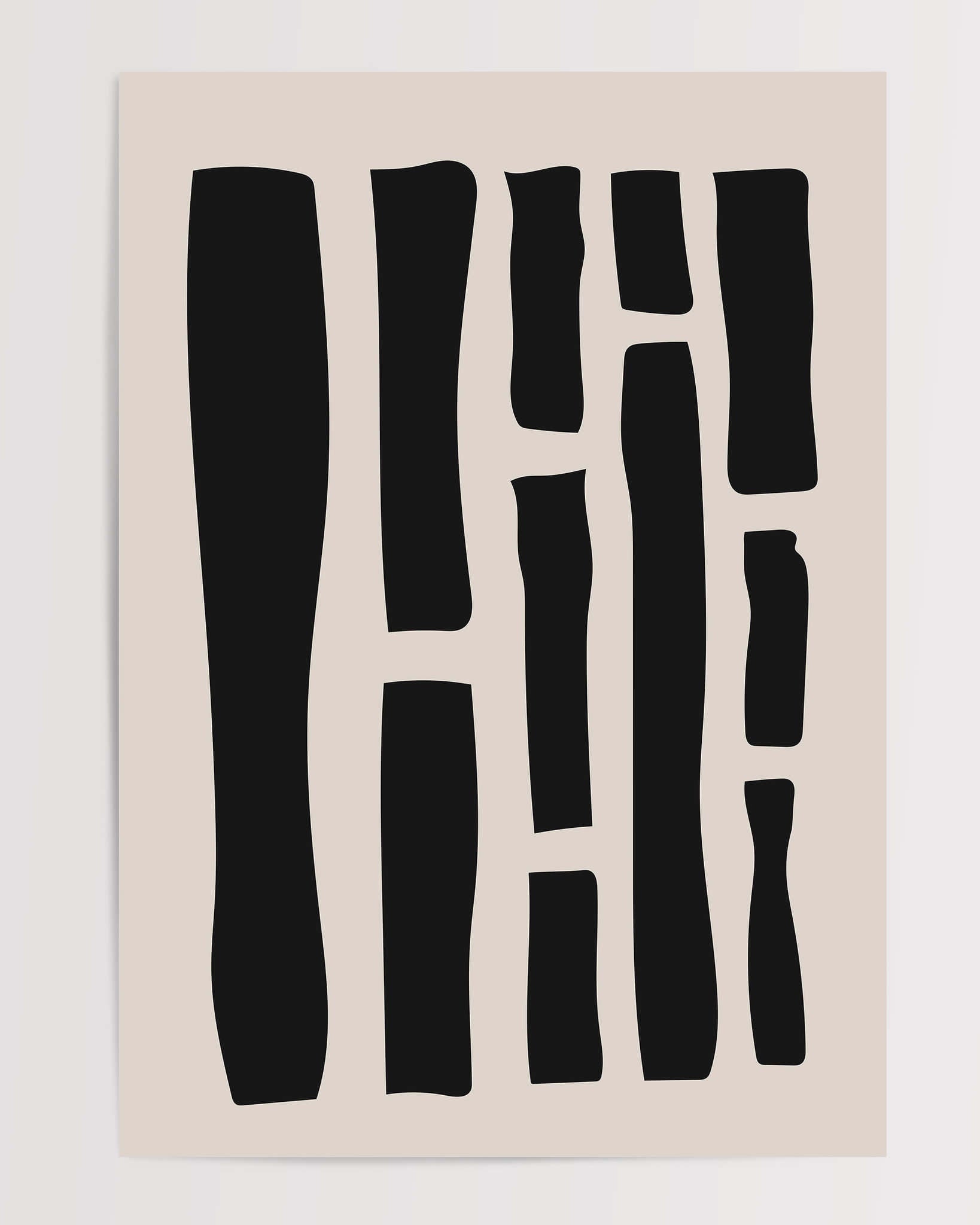 Soyut Sütunlar-poster-Poster Depo