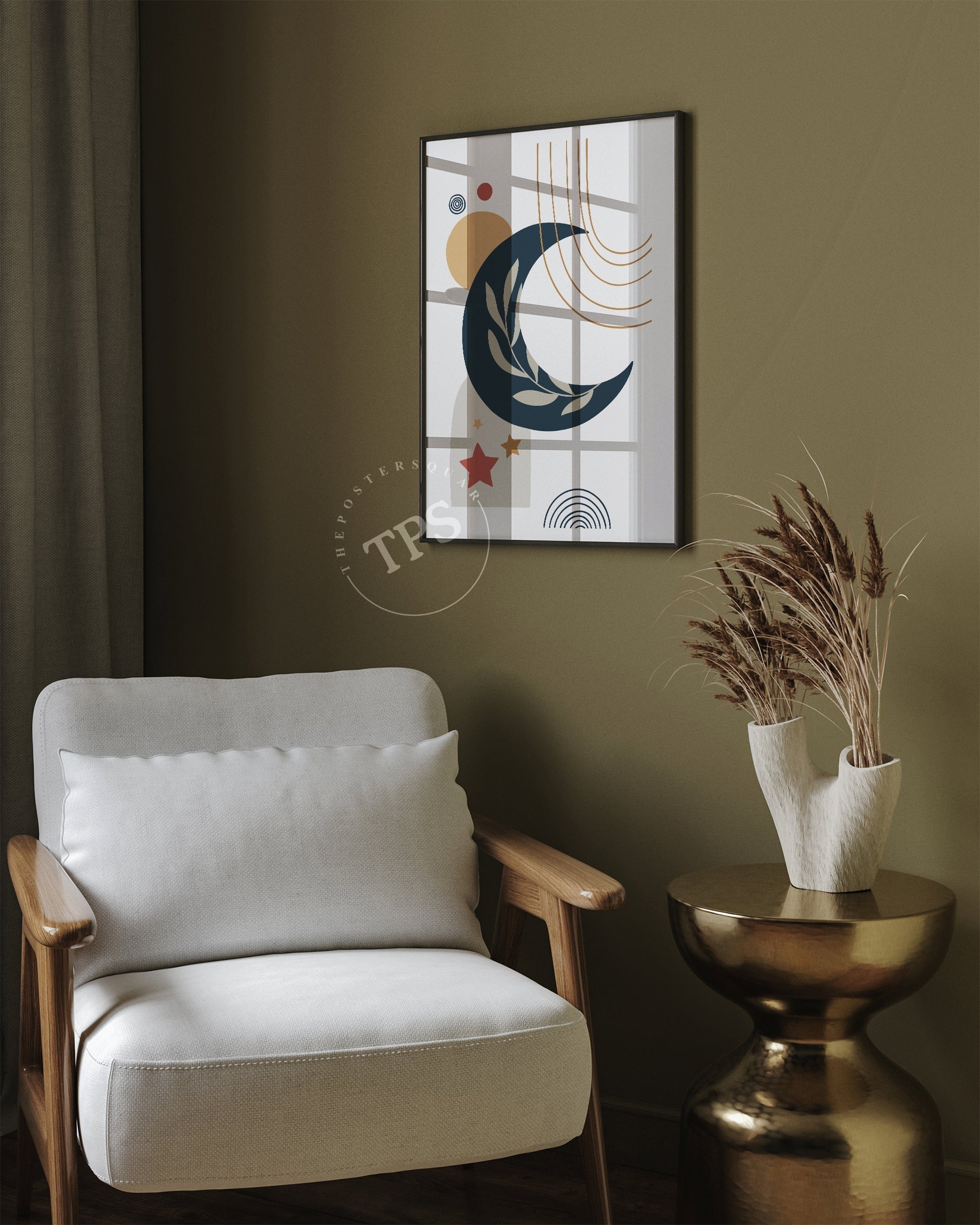 Soyut Duvar Sanatı - Boho-poster-Poster Depo