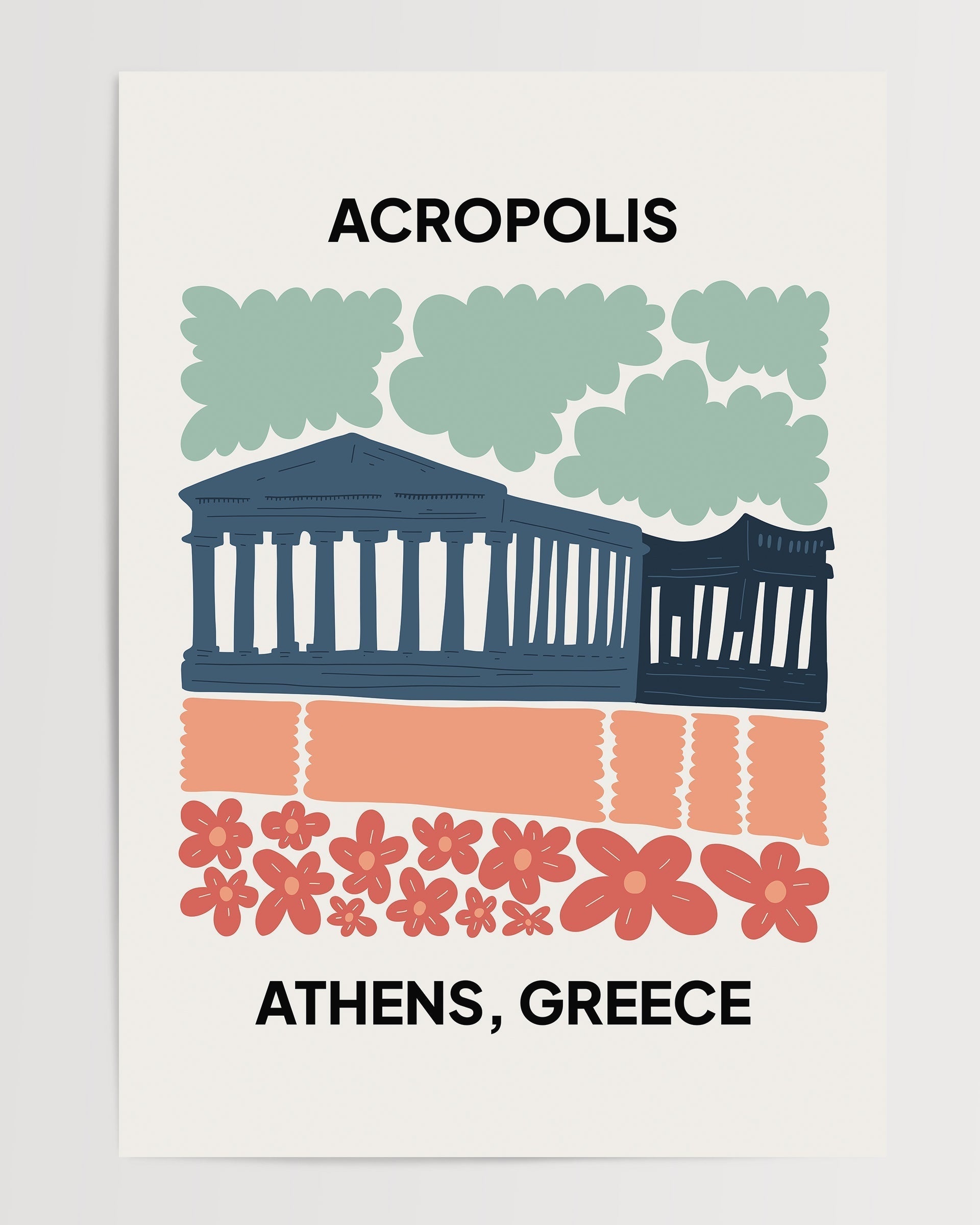 Akropolis - Atina-poster-Poster Depo
