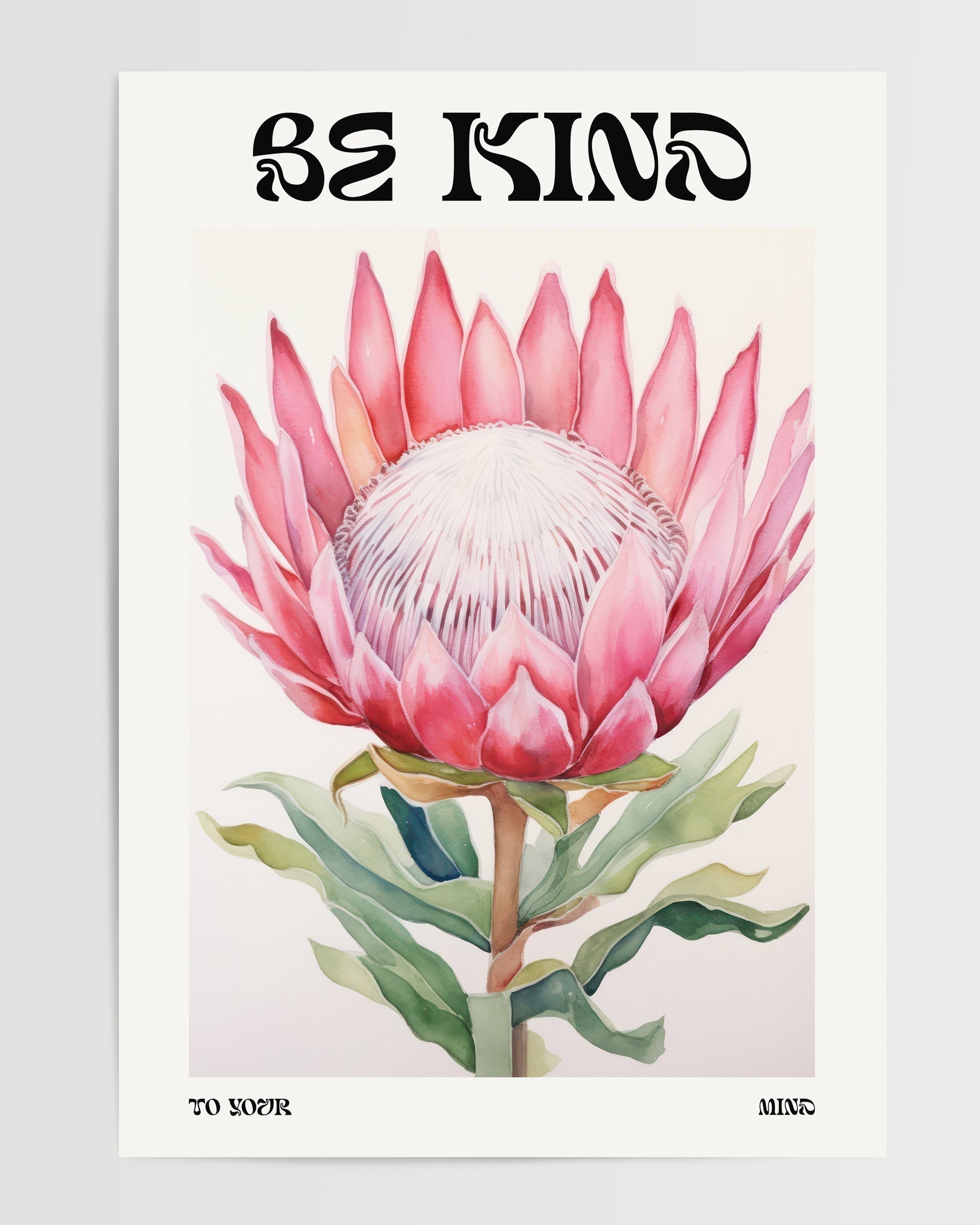 Zihninize Karşı Nazik Olun-poster-Poster Depo