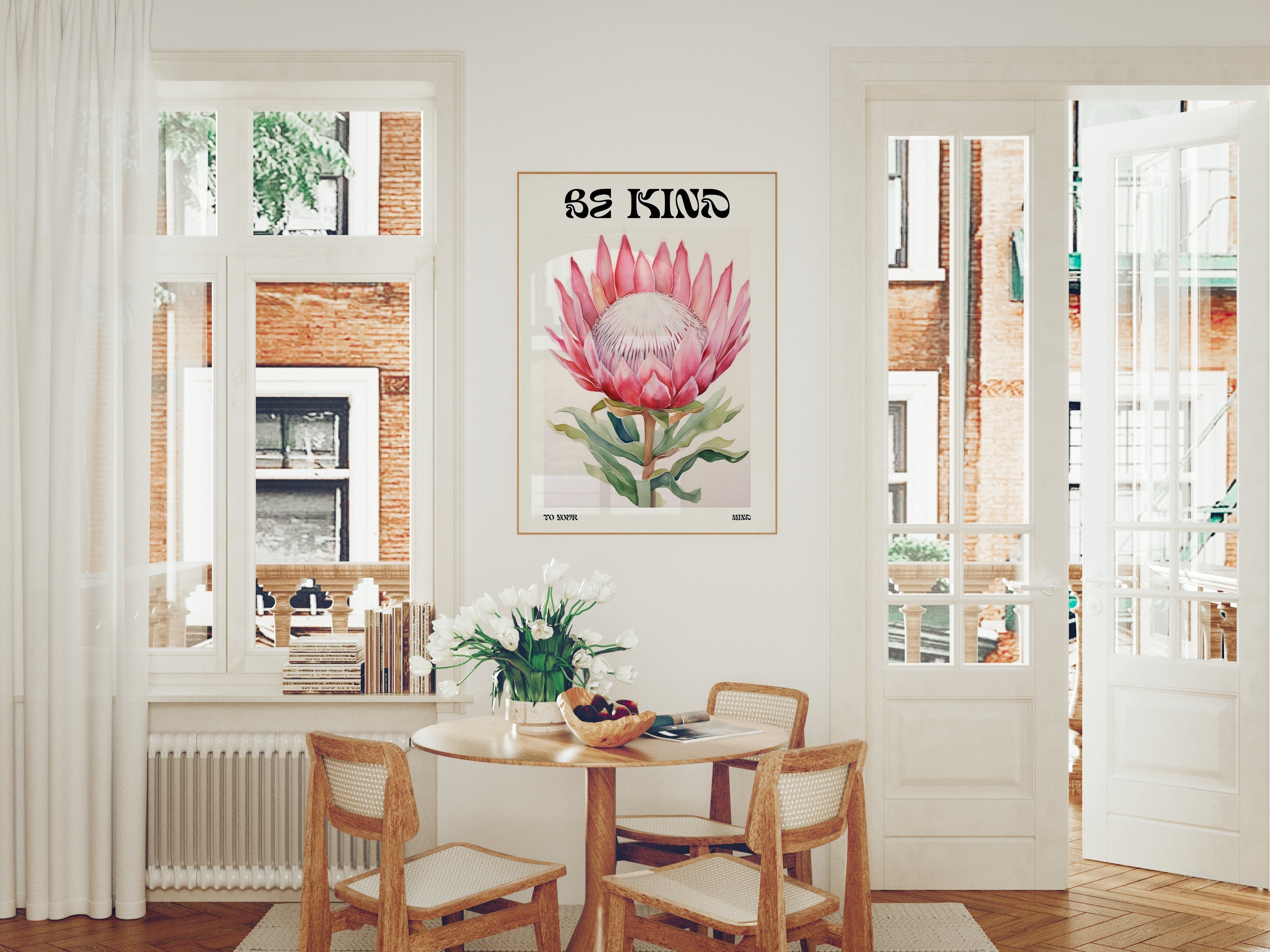 Zihninize Karşı Nazik Olun-poster-Poster Depo