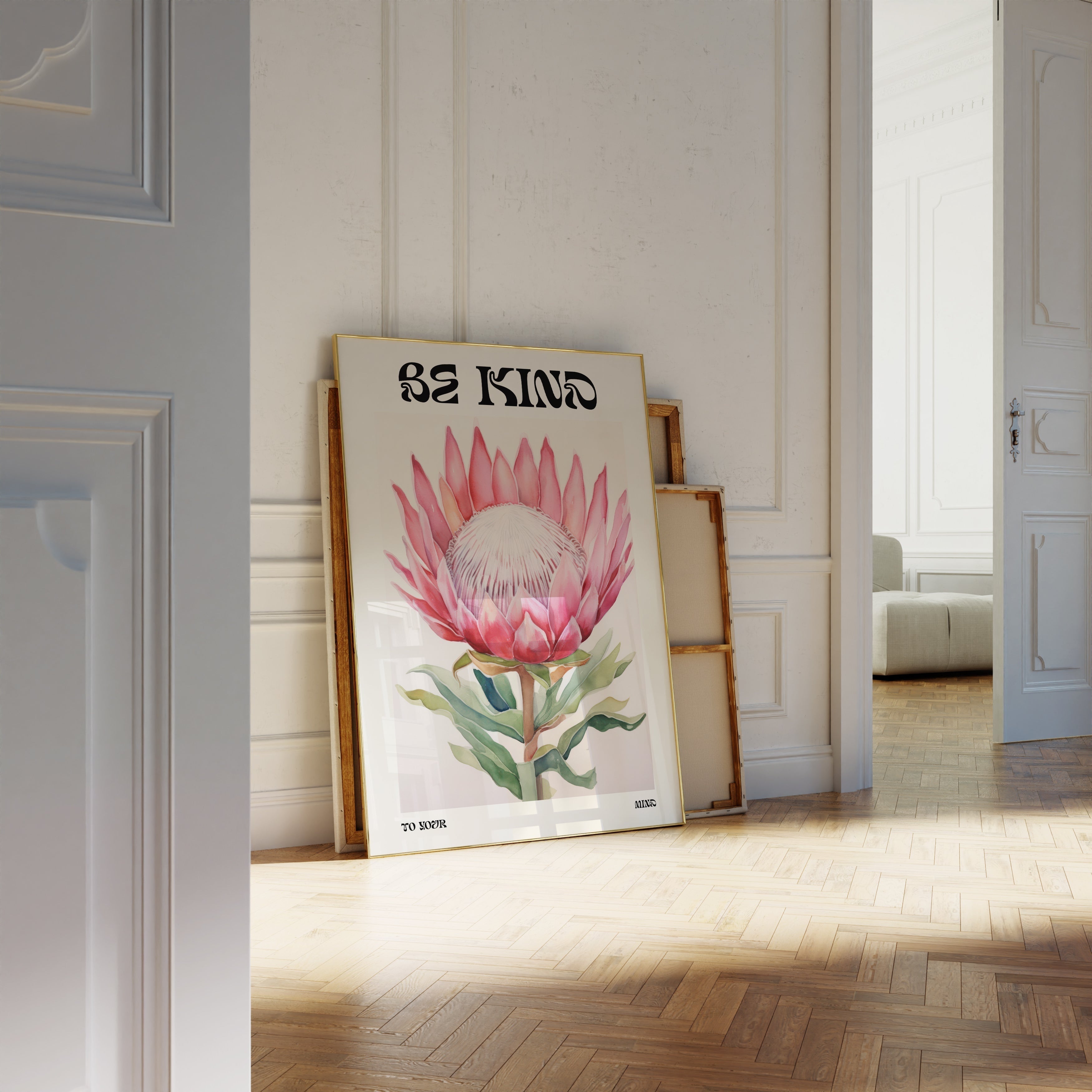 Zihninize Karşı Nazik Olun-poster-Poster Depo