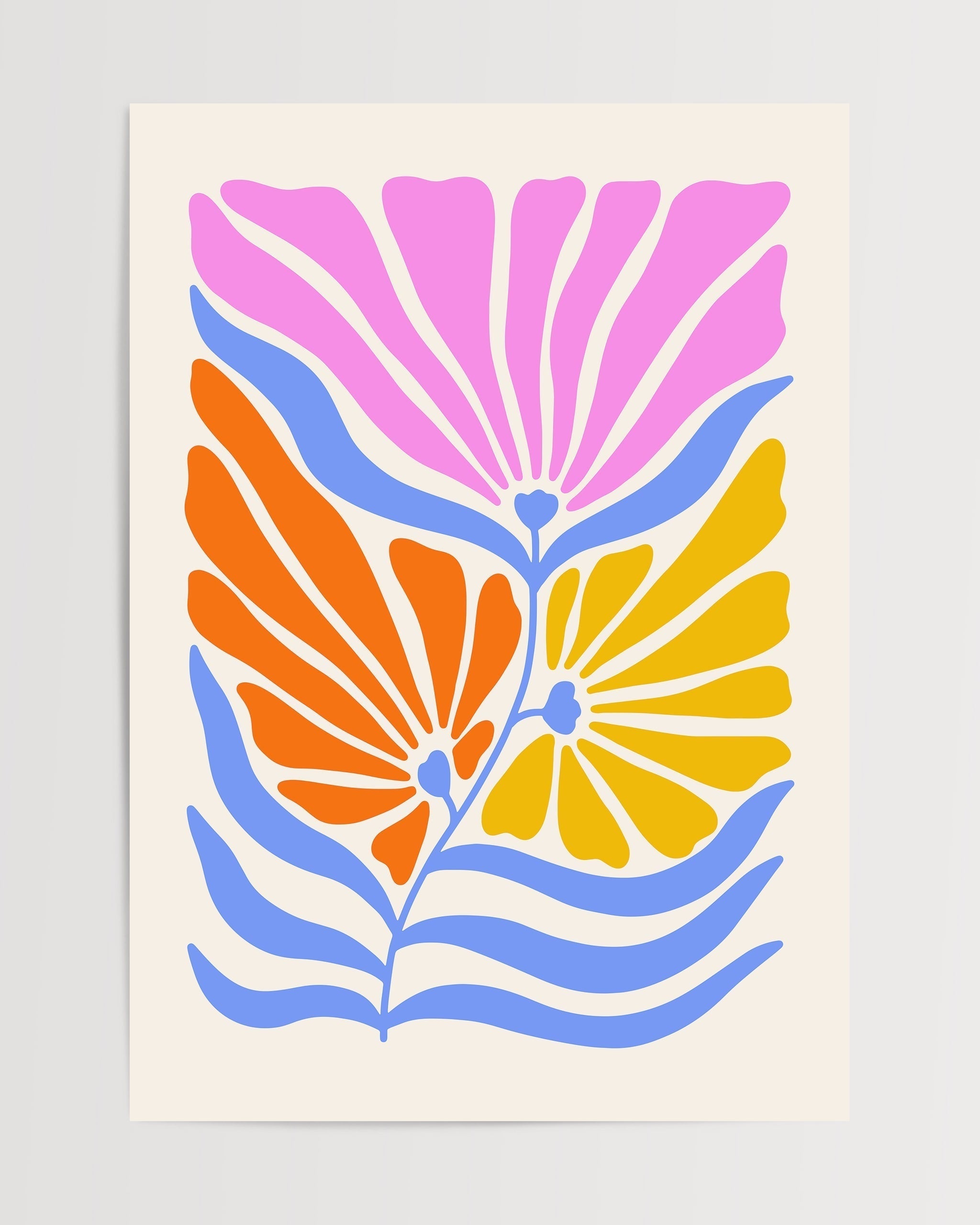 Çiçek Dalgaları-poster-Poster Depo