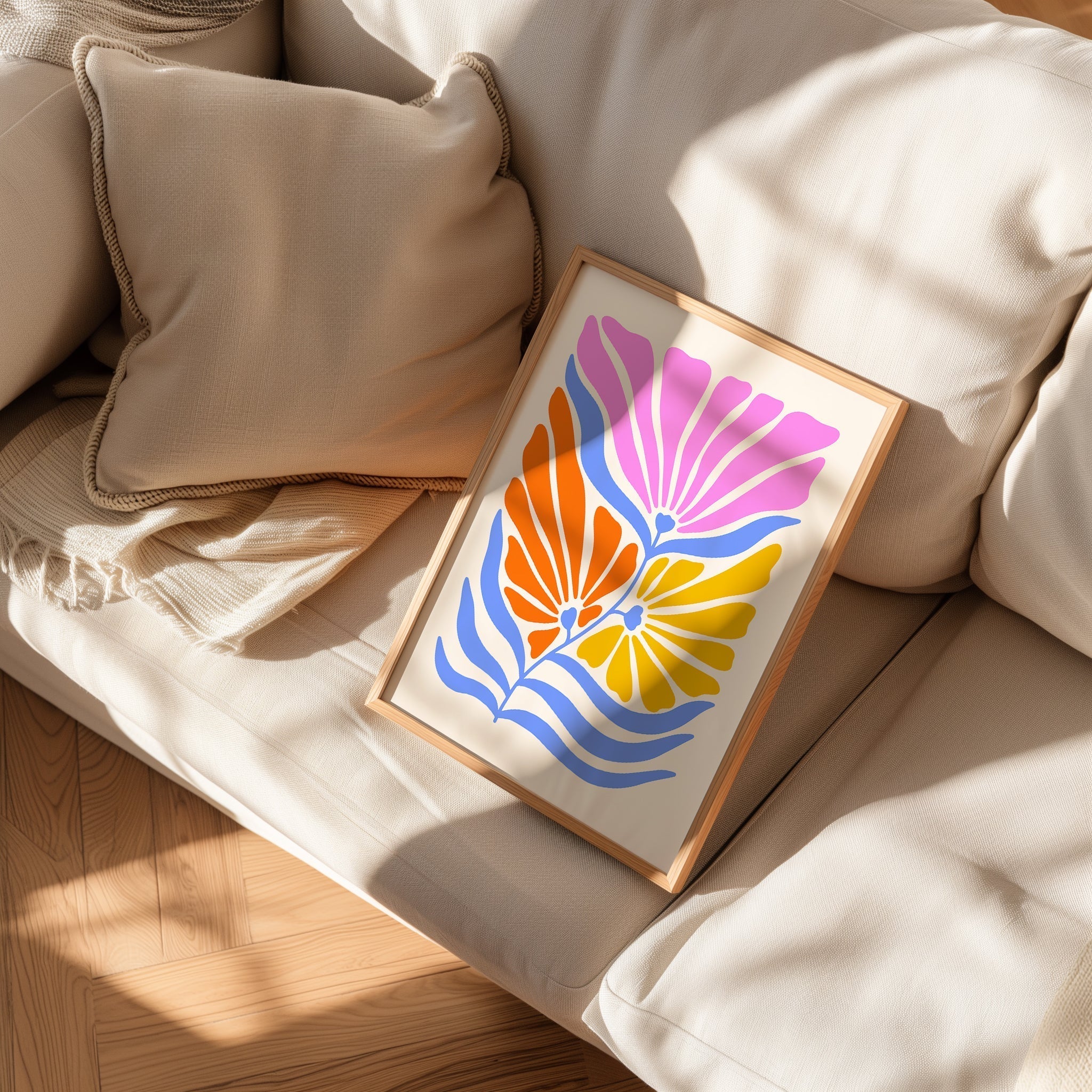 Çiçek Dalgaları-poster-Poster Depo