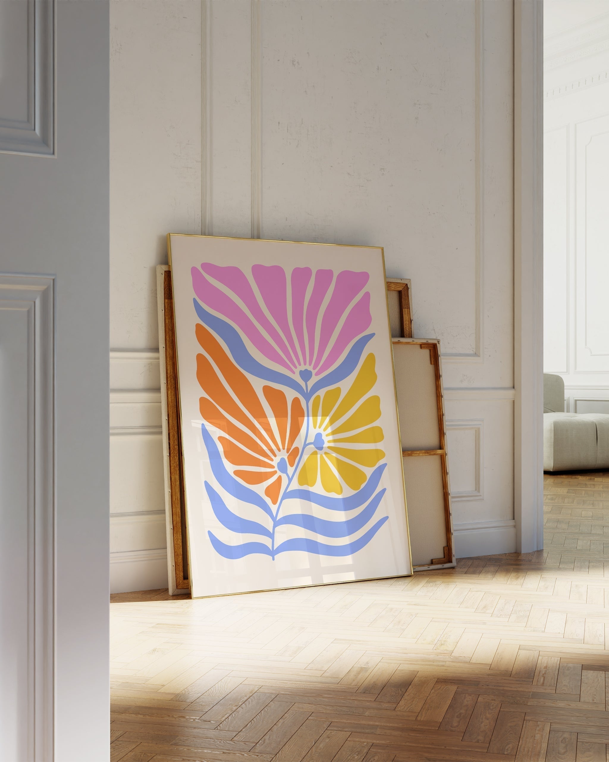 Çiçek Dalgaları-poster-Poster Depo