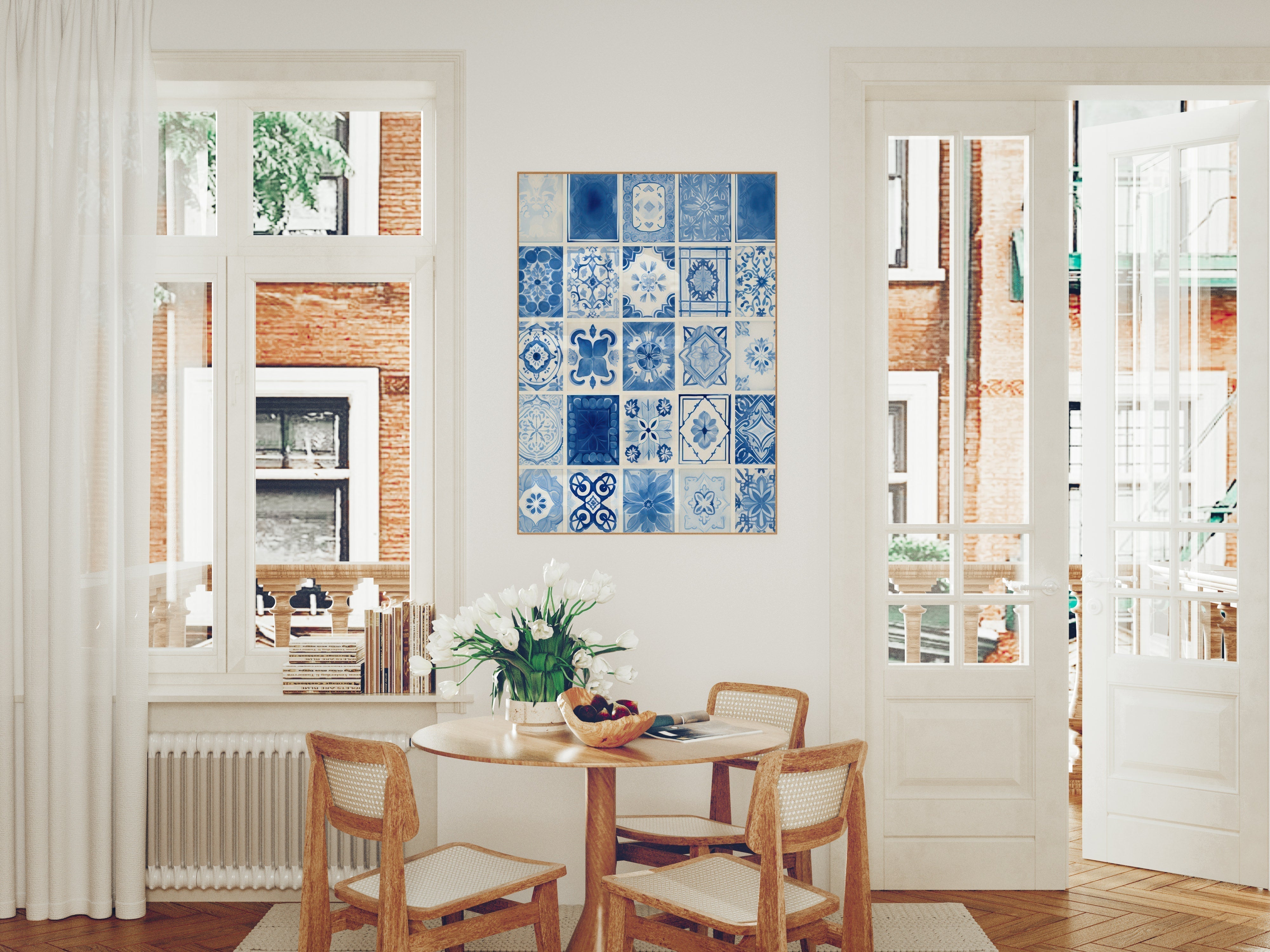 Mavi Fayanslar-poster-Poster Depo