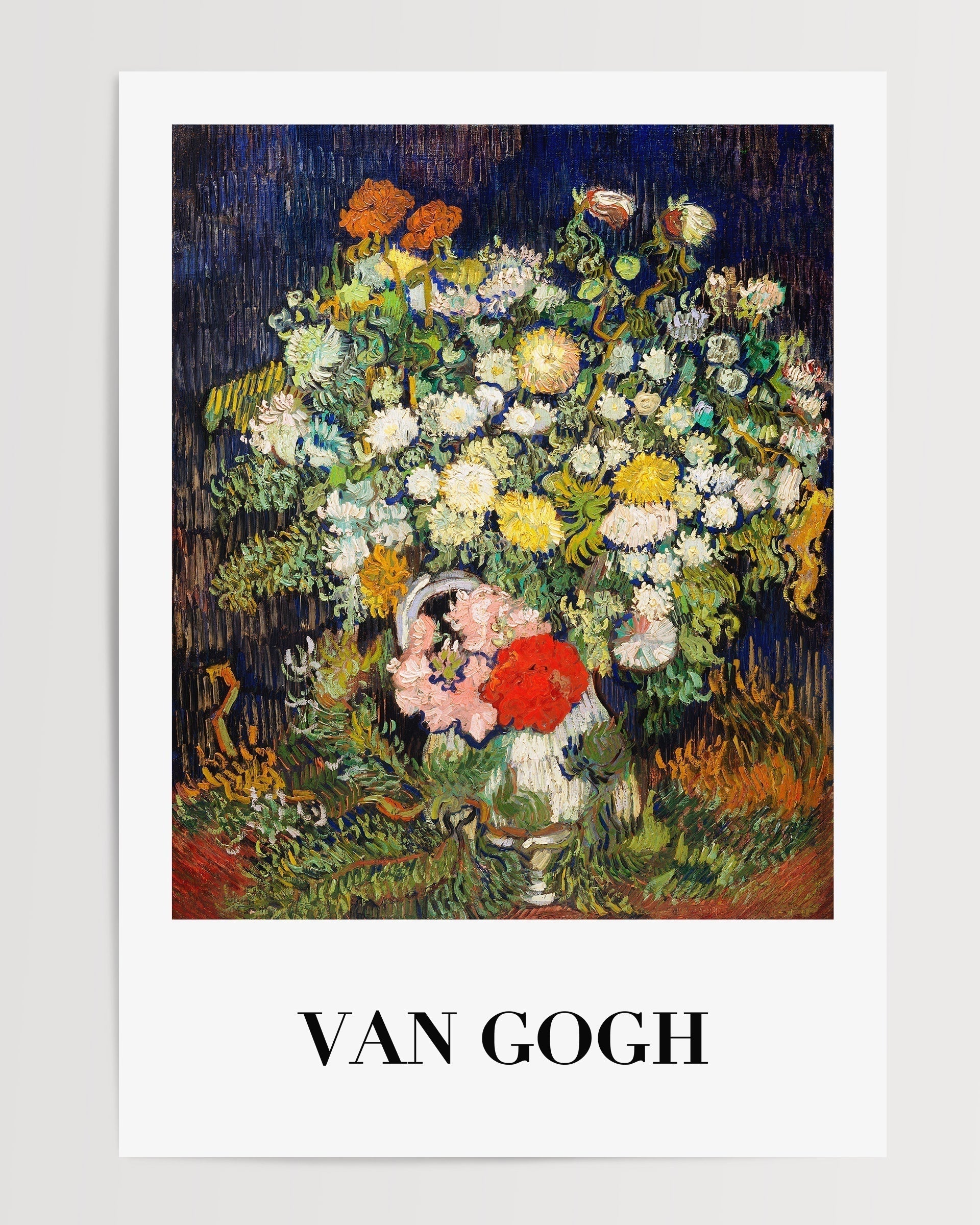 Vazoda Çiçek Buketi (1890)-poster-Poster Depo