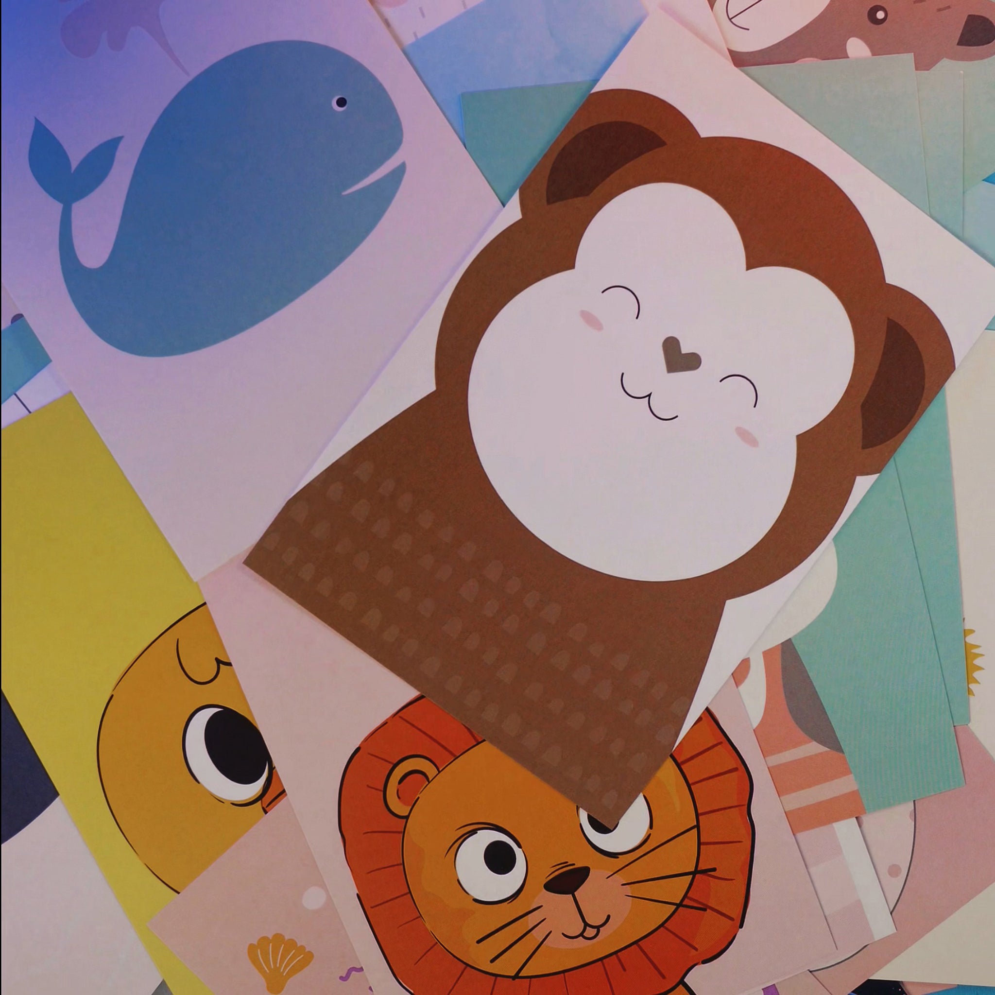 Çocuk Odası Duvar Kolaj Seti 40 Adet