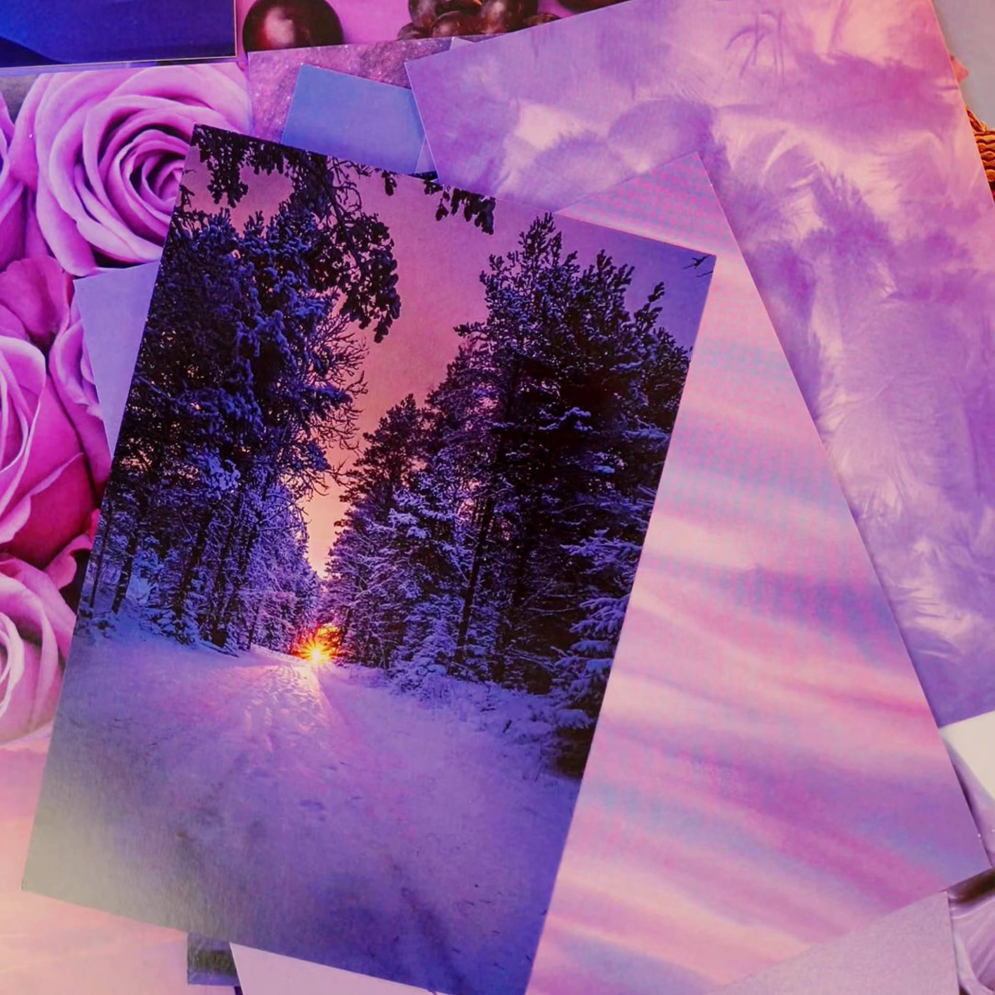 Mor Temali Kolaj 60 Adet