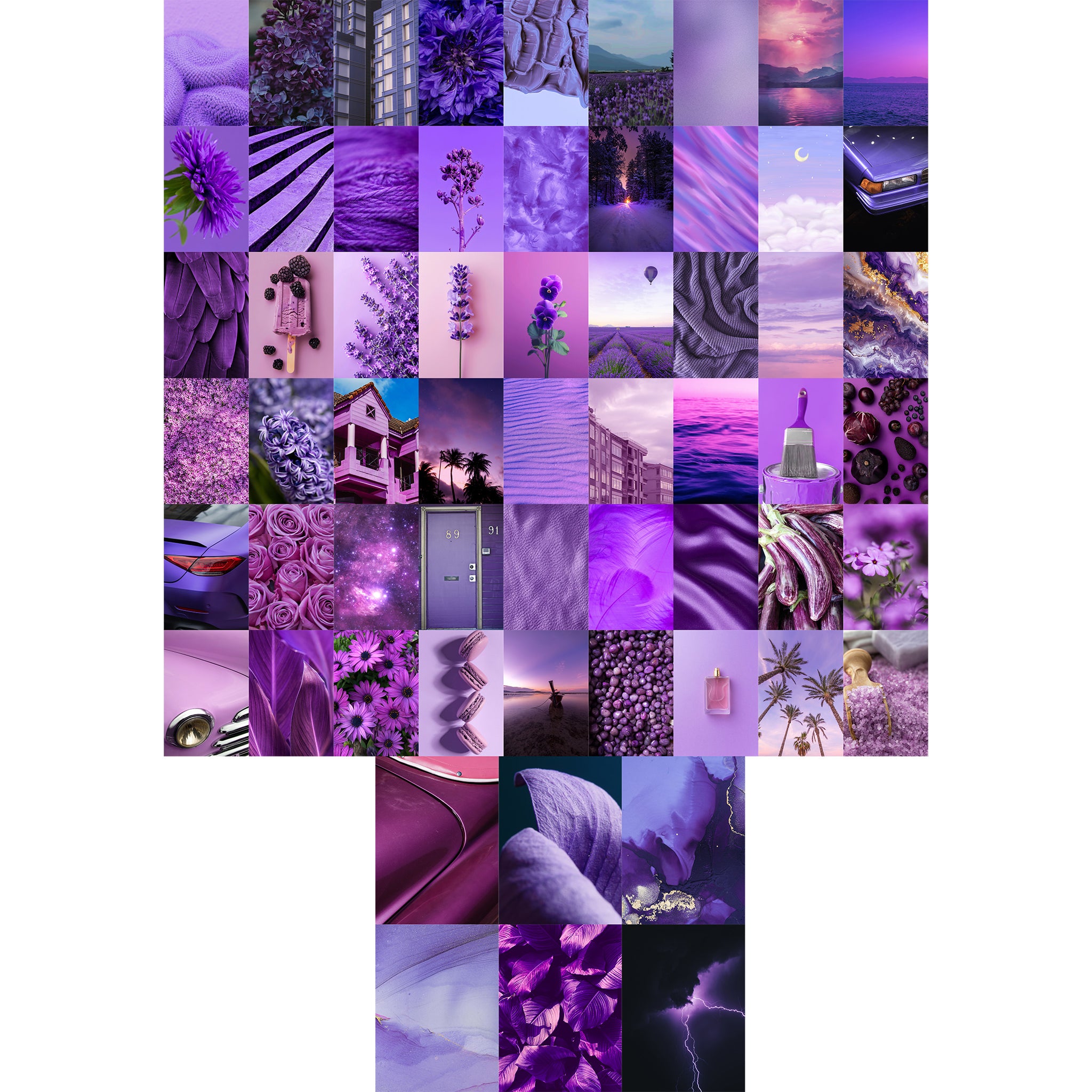 Mor Temali Kolaj 60 Adet